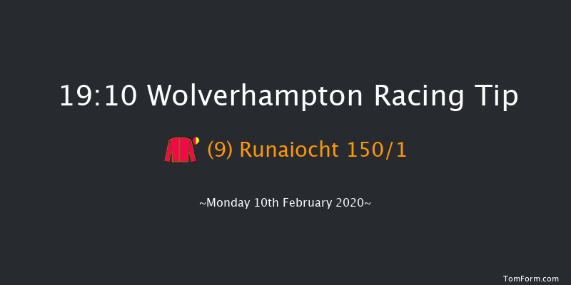 Heed Your Hunch At Betway Handicap (Div 2) Wolverhampton 19:10 Handicap (Class 6) 9.5f Sat 8th Feb 2020