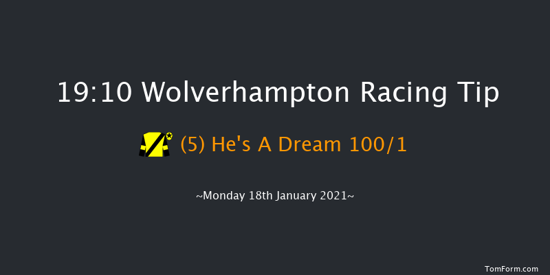 Betway Maiden Stakes Wolverhampton 19:10 Maiden (Class 5) 9.5f Mon 11th Jan 2021