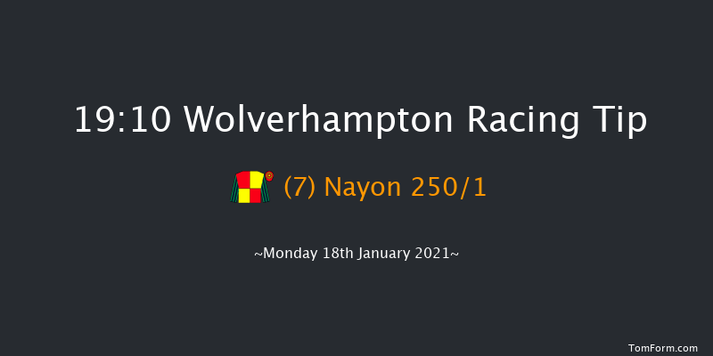 Betway Maiden Stakes Wolverhampton 19:10 Maiden (Class 5) 9.5f Mon 11th Jan 2021