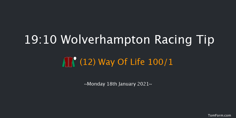 Betway Maiden Stakes Wolverhampton 19:10 Maiden (Class 5) 9.5f Mon 11th Jan 2021