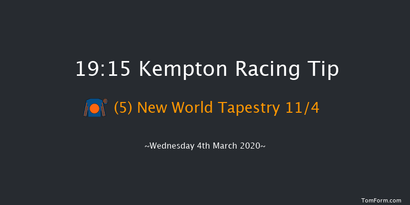 'Road To The Kentucky Derby' Conditions Stakes (Plus 10) Kempton 19:15 Stakes (Class 2) 8f Wed 26th Feb 2020