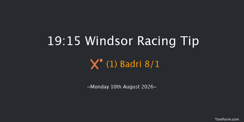 Windsor 19-15 (Class 2) 6f Mon 3rd Aug 2026