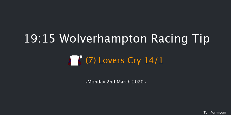 Ladbrokes Where The Nation Plays Fillies' Novice Stakes Wolverhampton 19:15 Stakes (Class 5) 6f Mon 24th Feb 2020