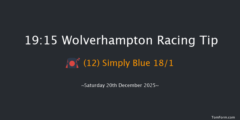 Wolverhampton 19-15 (Class 4) 7f Mon 15th Dec 2025