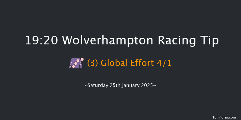 Wolverhampton  19:20 Stakes (Class 6) 6f Mon 20th Jan 2025