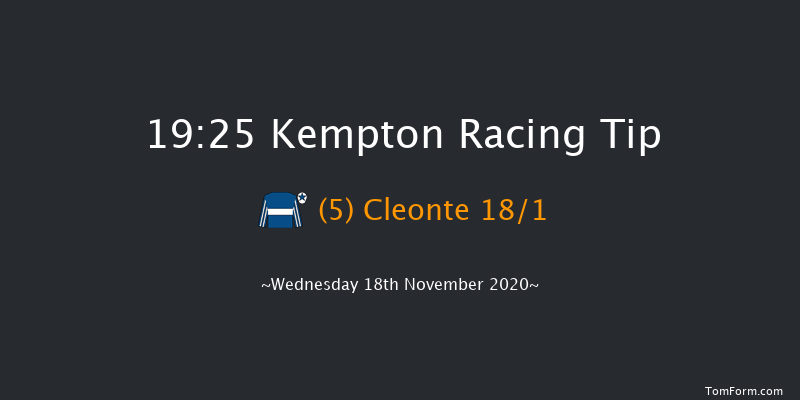 Unibet 3 Uniboosts A Day Handicap Kempton 19:25 Handicap (Class 2) 16f Mon 16th Nov 2020