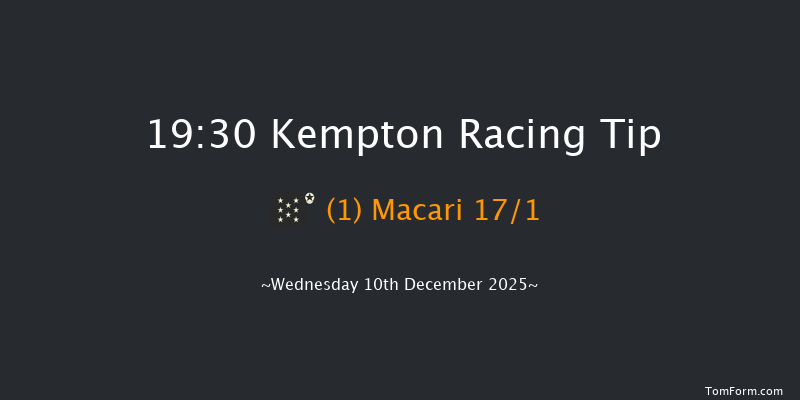 Kempton 19-30 (Class 4) 15f Wed 3rd Dec 2025