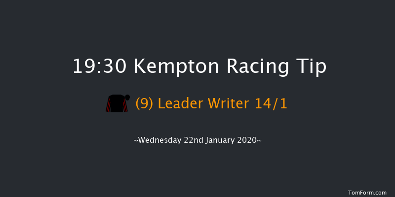 Kempton 19:30 Handicap (Class 4) 8f Mon 20th Jan 2020