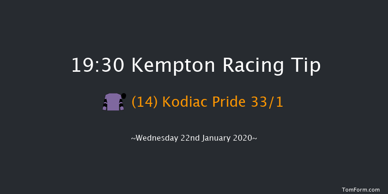 Kempton 19:30 Handicap (Class 4) 8f Mon 20th Jan 2020
