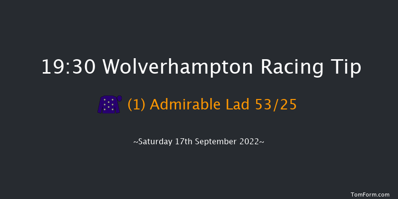 Wolverhampton 19:30 Handicap (Class 6) 6f Tue 13th Sep 2022