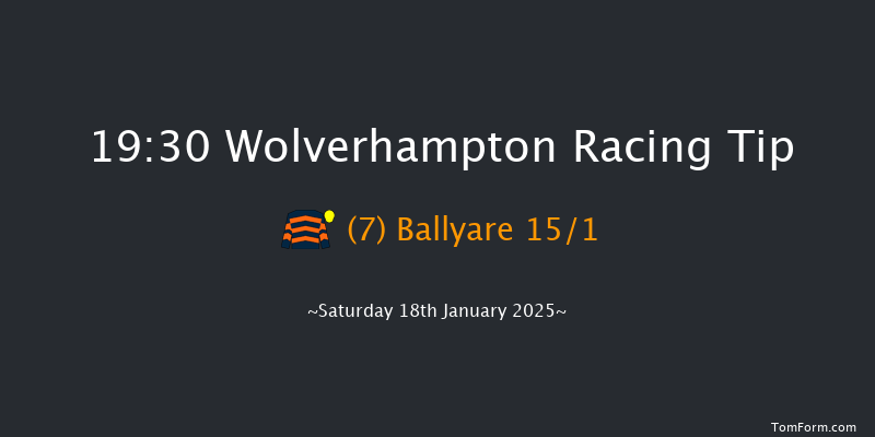 Wolverhampton  19:30 Handicap (Class 6) 6f Mon 13th Jan 2025