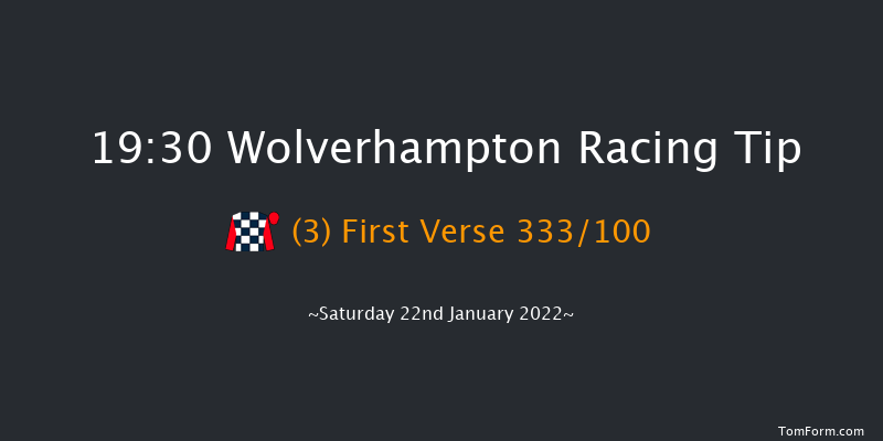 Wolverhampton 19:30 Stakes (Class 6) 6f Mon 17th Jan 2022