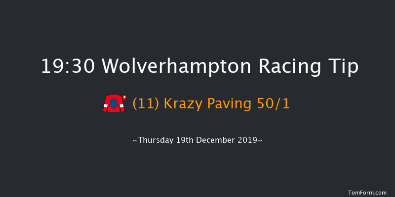 Wolverhampton 19:30 Handicap (Class 6) 6f Mon 16th Dec 2019