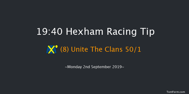 Hexham 19:40 Maiden Hurdle (Class 5) 16f Thu 1st Jan 1970