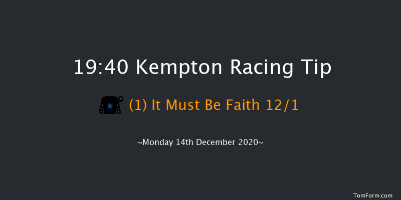 Wise Betting At racingtv.com Handicap (Div 1) Kempton 19:40 Handicap (Class 6) 6f Wed 9th Dec 2020