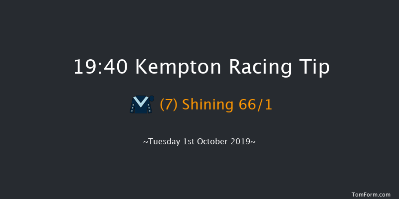 Kempton 19:40 Handicap (Class 4) 6f Wed 25th Sep 2019