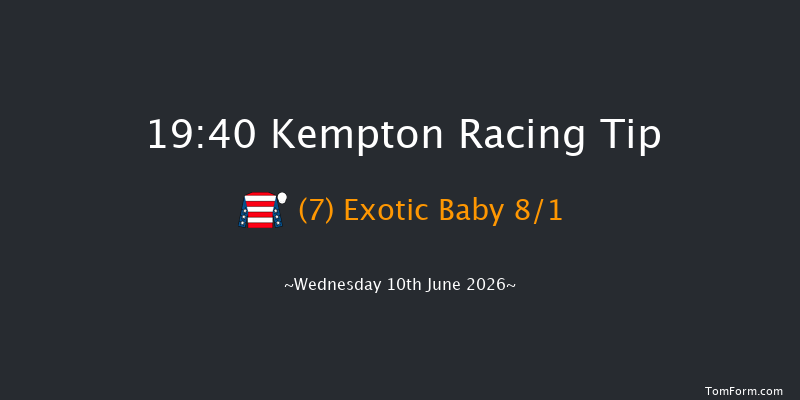 Kempton 19-40 (Class 4) 6f Wed 27th May 2026