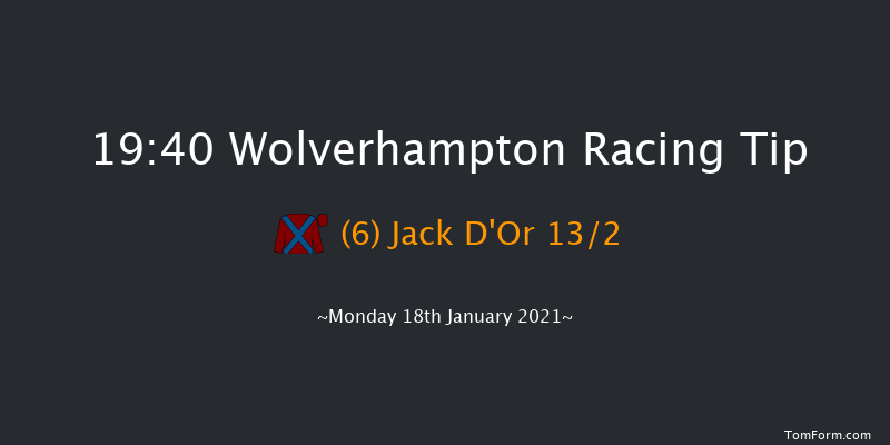 Heed Your Hunch At Betway Handicap (Div 1) Wolverhampton 19:40 Handicap (Class 6) 9.5f Mon 11th Jan 2021