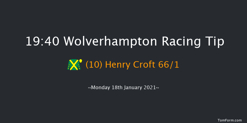 Heed Your Hunch At Betway Handicap (Div 1) Wolverhampton 19:40 Handicap (Class 6) 9.5f Mon 11th Jan 2021