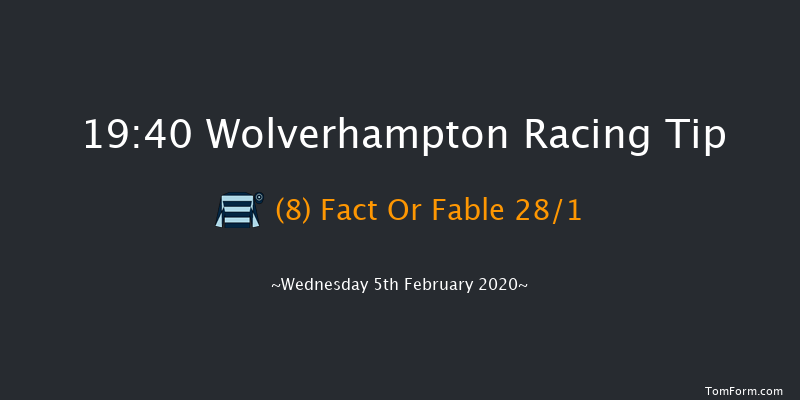 Wolverhampton 19:40 Handicap (Class 6) 7f Mon 3rd Feb 2020