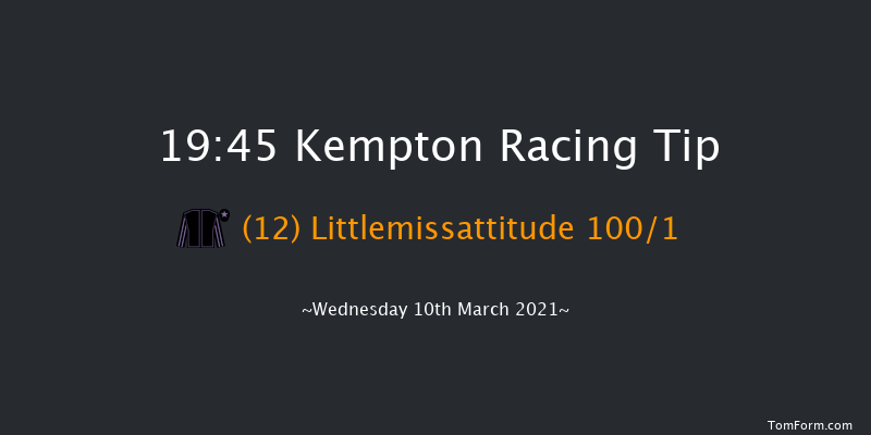 Racing TV Handicap (Div 1) Kempton 19:45 Handicap (Class 6) 7f Wed 3rd Mar 2021