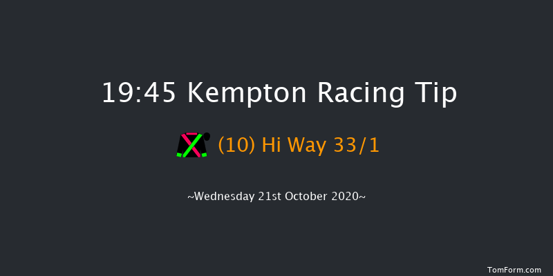 Unibet Extra Place Offers Every Day Handicap Kempton 19:45 Handicap (Class 5) 6f Tue 20th Oct 2020