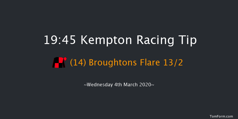 32Red.com Handicap Kempton 19:45 Handicap (Class 4) 7f Wed 26th Feb 2020