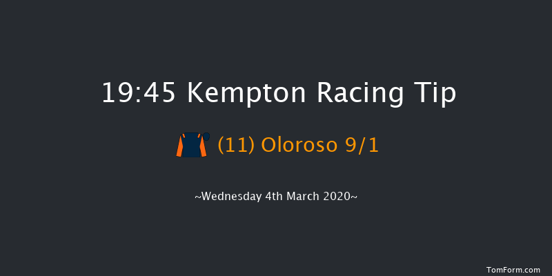 32Red.com Handicap Kempton 19:45 Handicap (Class 4) 7f Wed 26th Feb 2020