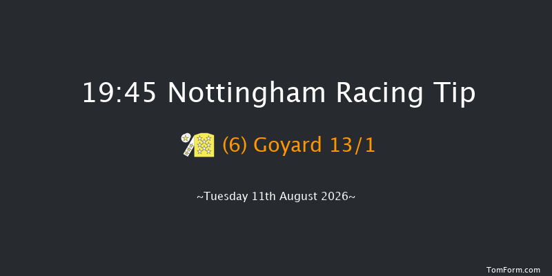 Nottingham 19-45 (Class 4) 5f Mon 3rd Aug 2026