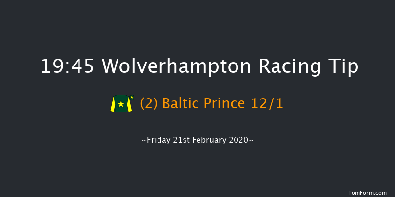 Bombardier British Hopped Amber Beer Handicap Wolverhampton 19:45 Handicap (Class 6) 9f Mon 10th Feb 2020