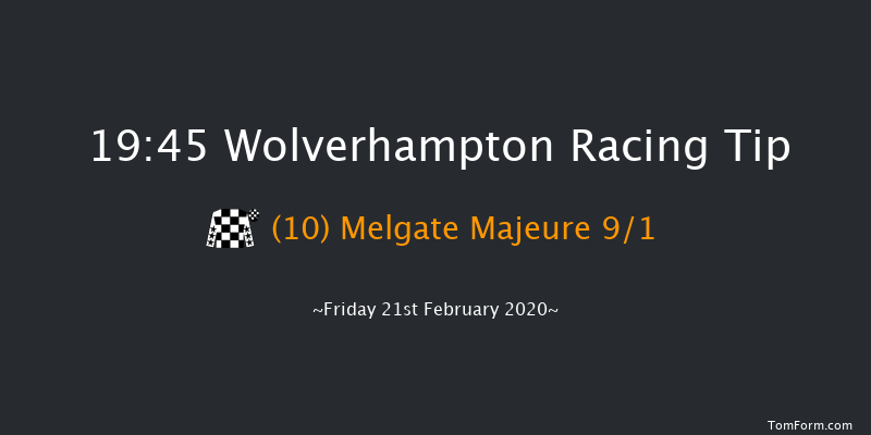Bombardier British Hopped Amber Beer Handicap Wolverhampton 19:45 Handicap (Class 6) 9f Mon 10th Feb 2020