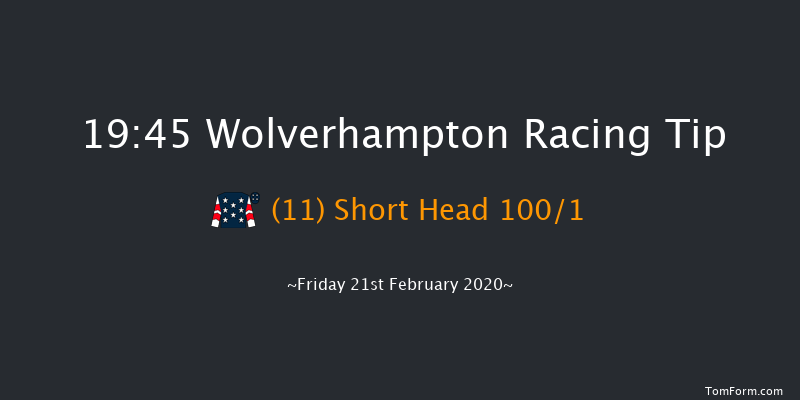 Bombardier British Hopped Amber Beer Handicap Wolverhampton 19:45 Handicap (Class 6) 9f Mon 10th Feb 2020