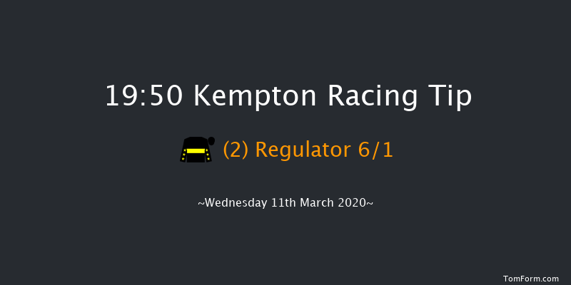 Bet At racingtv.com Handicap (Div 1) Kempton 19:50 Handicap (Class 6) 7f Mon 9th Mar 2020