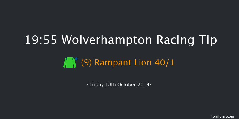 Wolverhampton 19:55 Handicap (Class 3) 9f Thu 17th Oct 2019