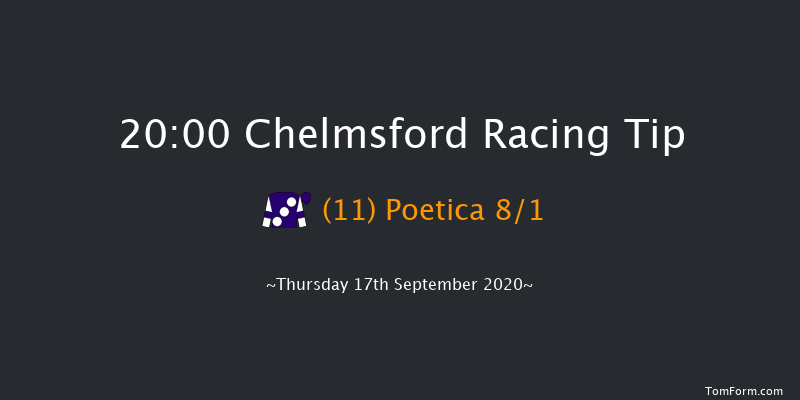chelmsfordcityracecourse.com Handicap (Div 1) Chelmsford 20:00 Handicap (Class 6) 10f Sun 13th Sep 2020