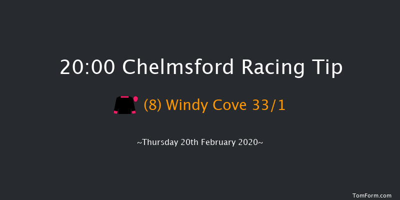 Only Way Is getitprinted.com Novice Stakes Chelmsford 20:00 Stakes (Class 4) 8f Thu 13th Feb 2020