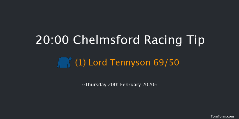 Only Way Is getitprinted.com Novice Stakes Chelmsford 20:00 Stakes (Class 4) 8f Thu 13th Feb 2020