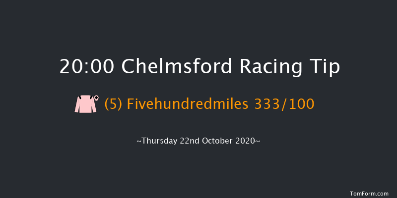 tote.co.uk Now Never Beaten By SP Handicap (Div 2) Chelmsford 20:00 Handicap (Class 6) 8f Thu 15th Oct 2020
