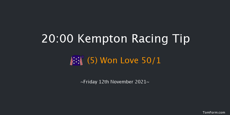 Kempton 20:00 Handicap (Class 6) 6f Wed 10th Nov 2021