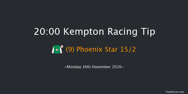 Unibet New Instant Roulette Handicap (Div 1) Kempton 20:00 Handicap (Class 6) 6f Wed 11th Nov 2020