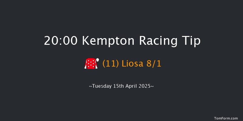 Kempton 20-00 (Class 4) 6f Wed 9th Apr 2025