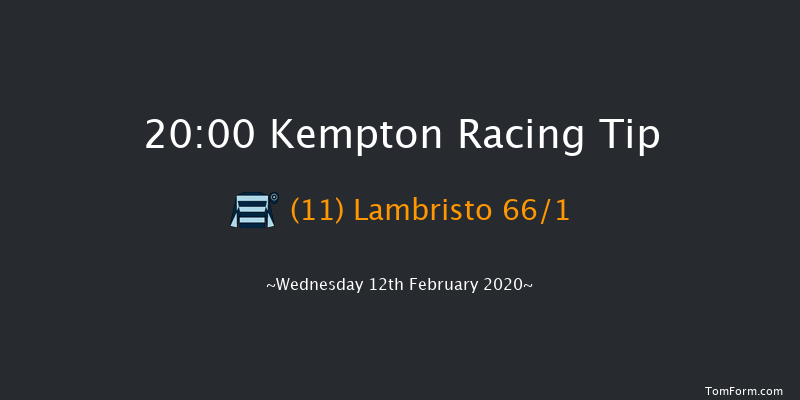 Join Racing TV Now Handicap (Div 1) Kempton 20:00 Handicap (Class 6) 7f Fri 7th Feb 2020