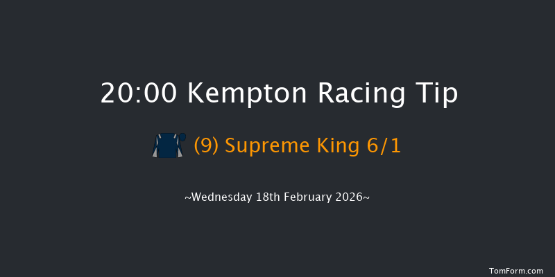 Kempton 20-00 (Class 4) 6f Wed 11th Feb 2026