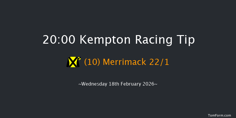 Kempton 20-00 (Class 4) 6f Wed 11th Feb 2026