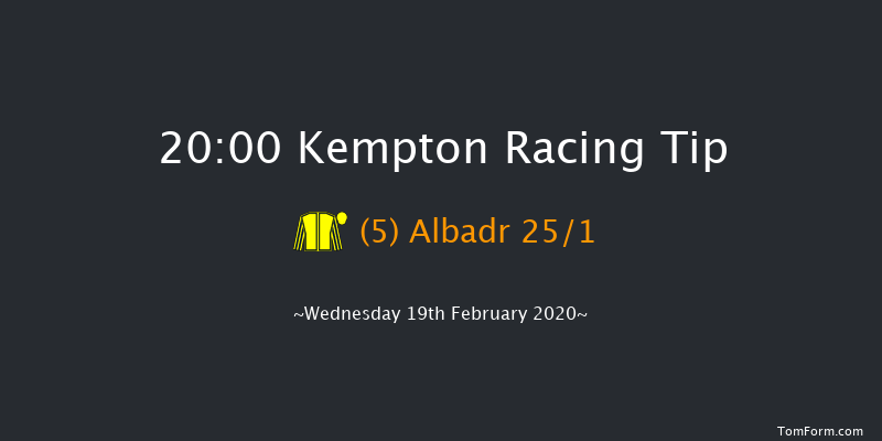 32Red.com Handicap Kempton 20:00 Handicap (Class 3) 8f Mon 17th Feb 2020
