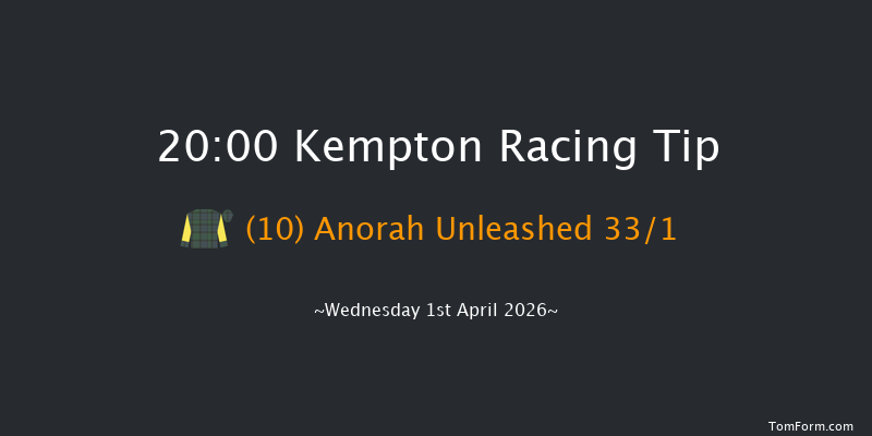 Kempton 20-00 (Class 6) 6f Mon 30th Mar 2026