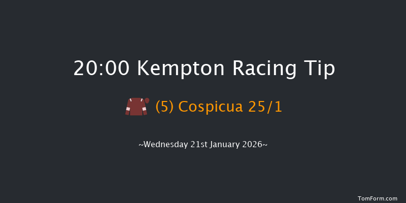 Kempton 20-00 (Class 6) 11f Mon 19th Jan 2026