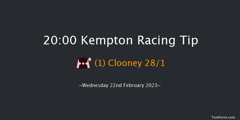 Kempton 20:00 Stakes (Class 6) 12f Wed 15th Feb 2023