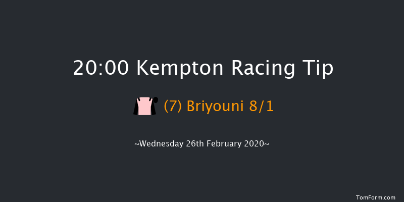 32Red.com Handicap (Div 1) Kempton 20:00 Handicap (Class 6) 7f Sat 22nd Feb 2020