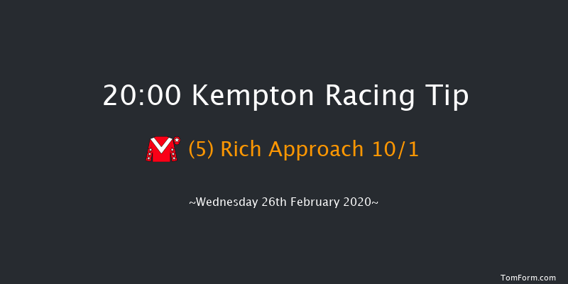 32Red.com Handicap (Div 1) Kempton 20:00 Handicap (Class 6) 7f Sat 22nd Feb 2020